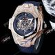 Fake Hublot Big Bang Sang Bleu II tattoo watch rose gold case (2)_th.jpg